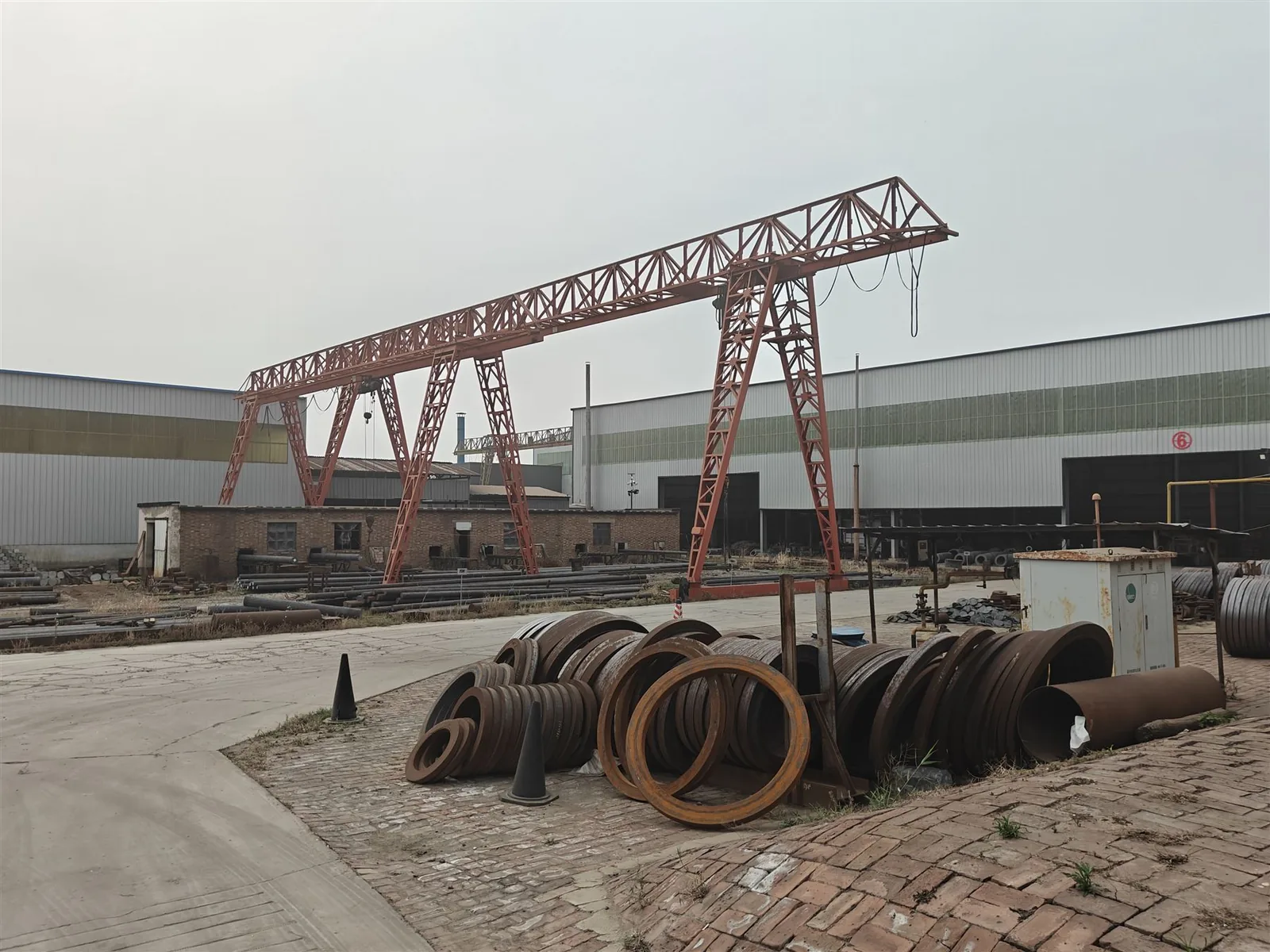 SITONG factory yard with flange blanks